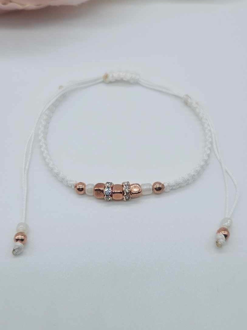 Rose Gold & White