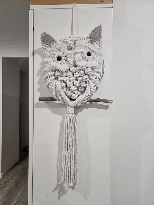 Owl Macrame