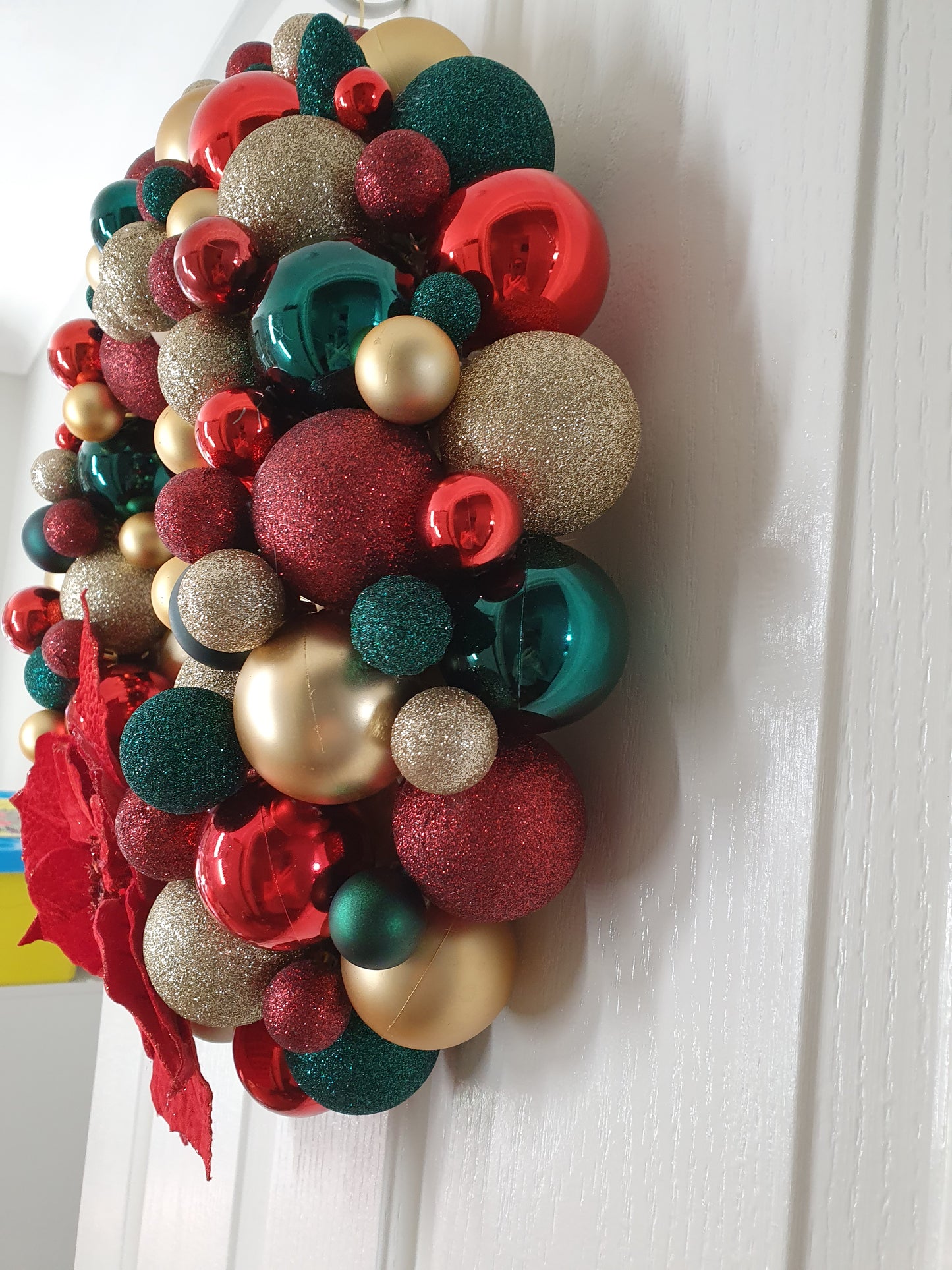 Large Christmas Bauble Wreath