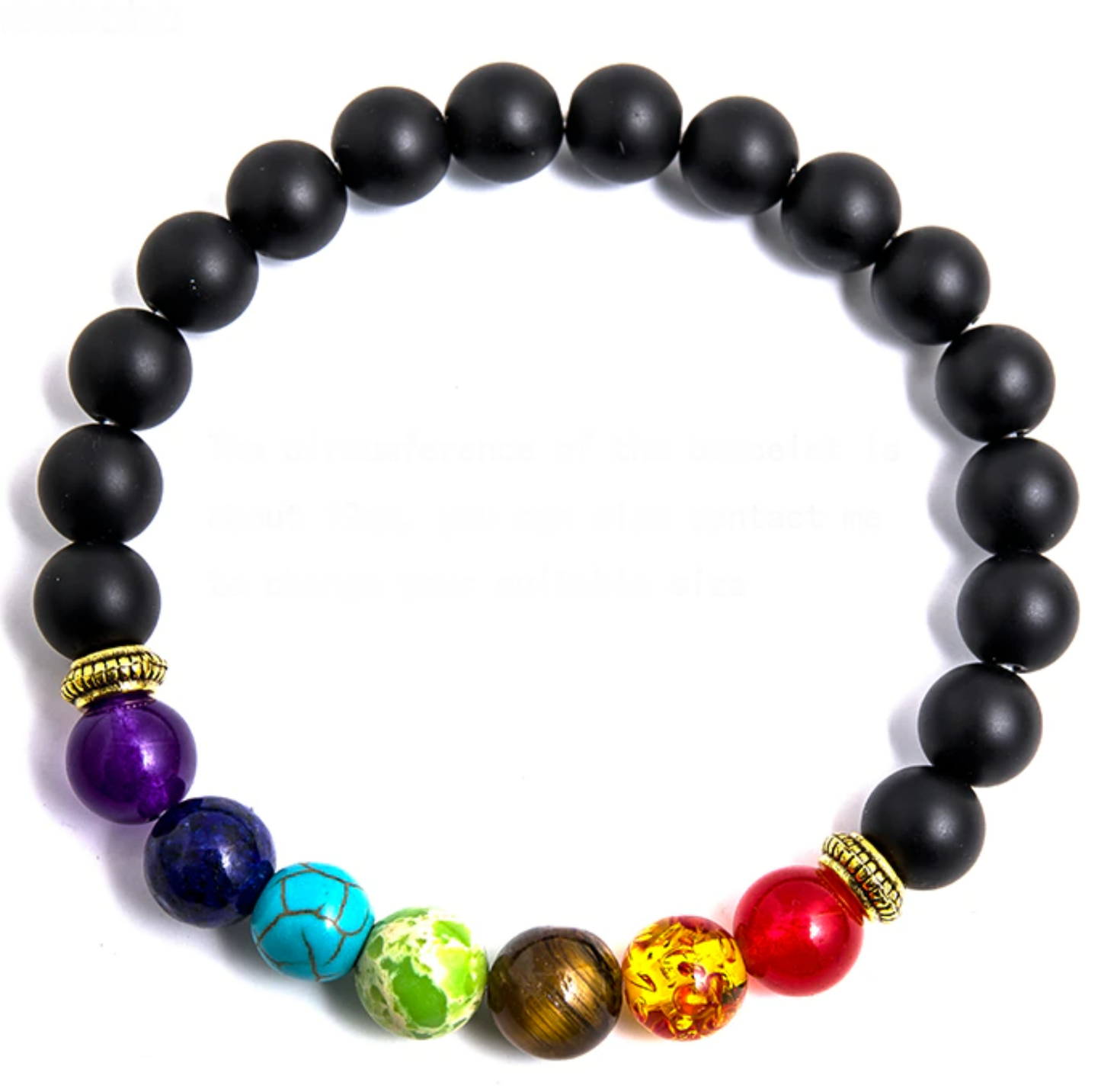 Chakra and Onyx  Mala