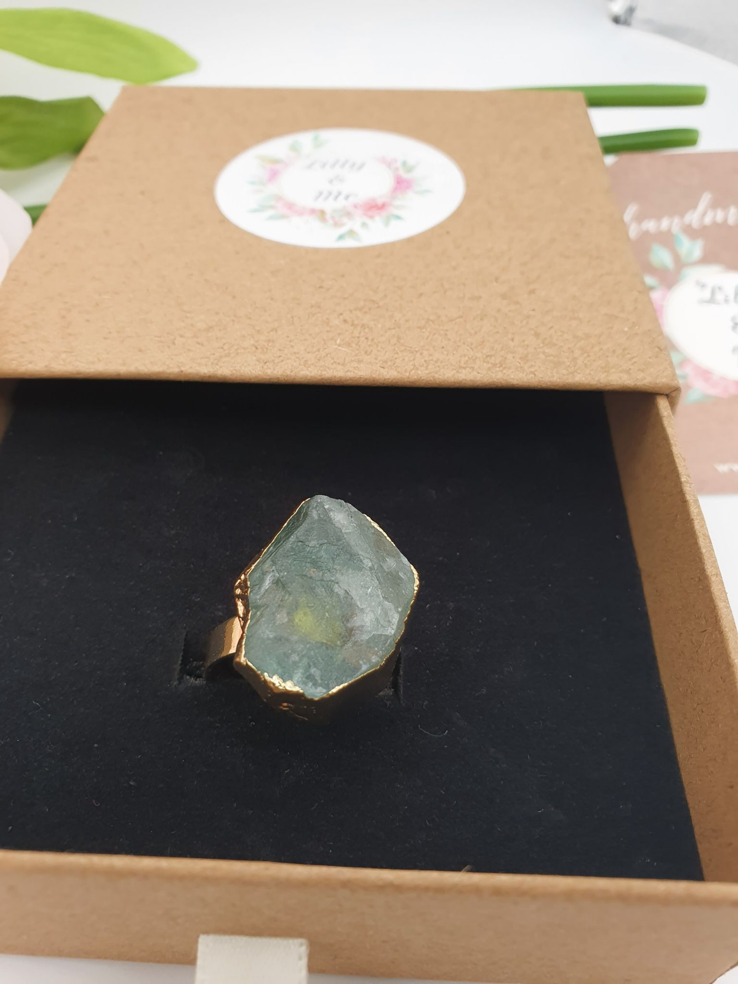 Rough Fluroite Ring