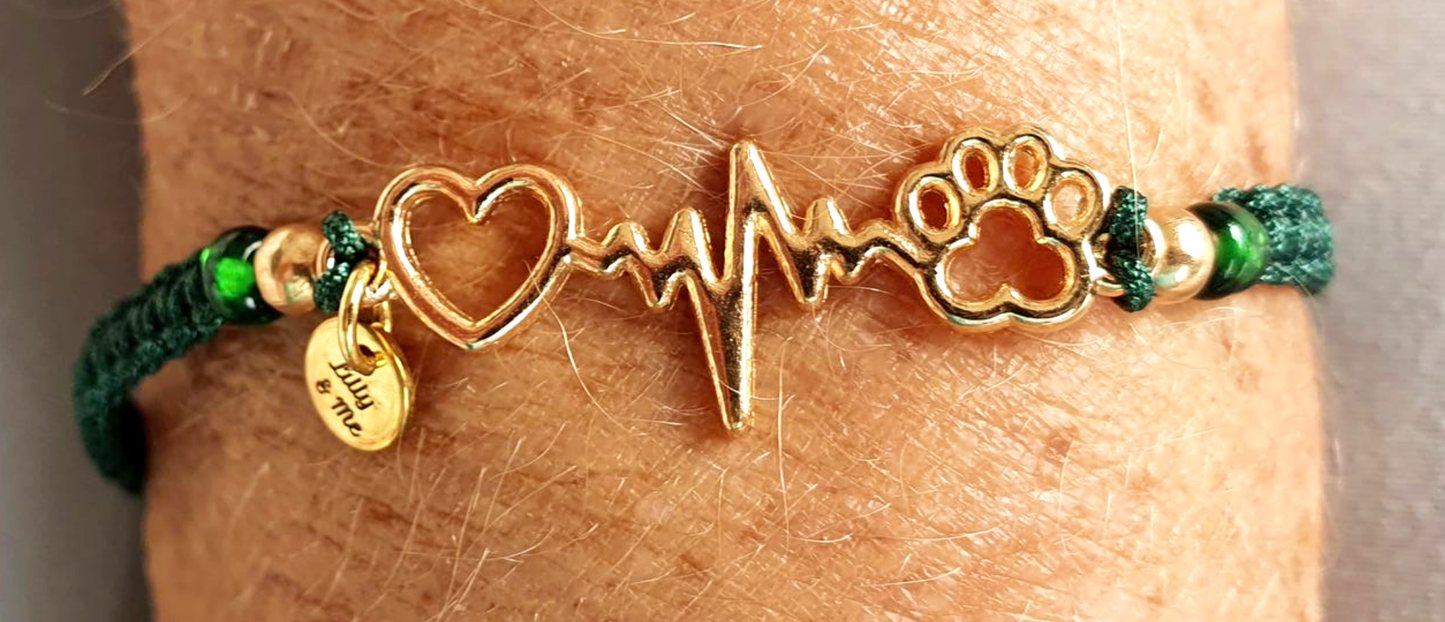 Pet Heartbeat Bracelets/ Anklets