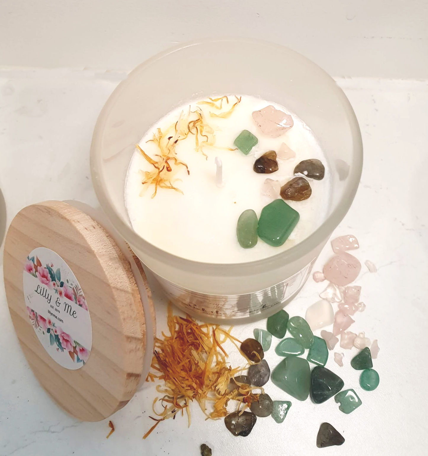 220ML Beautifully Scented Crystal Handmade Candles