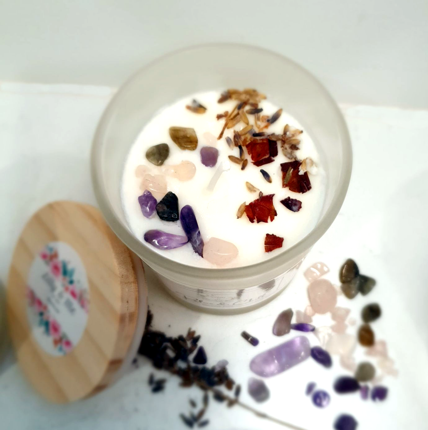 220ML Beautifully Scented Crystal Handmade Candles