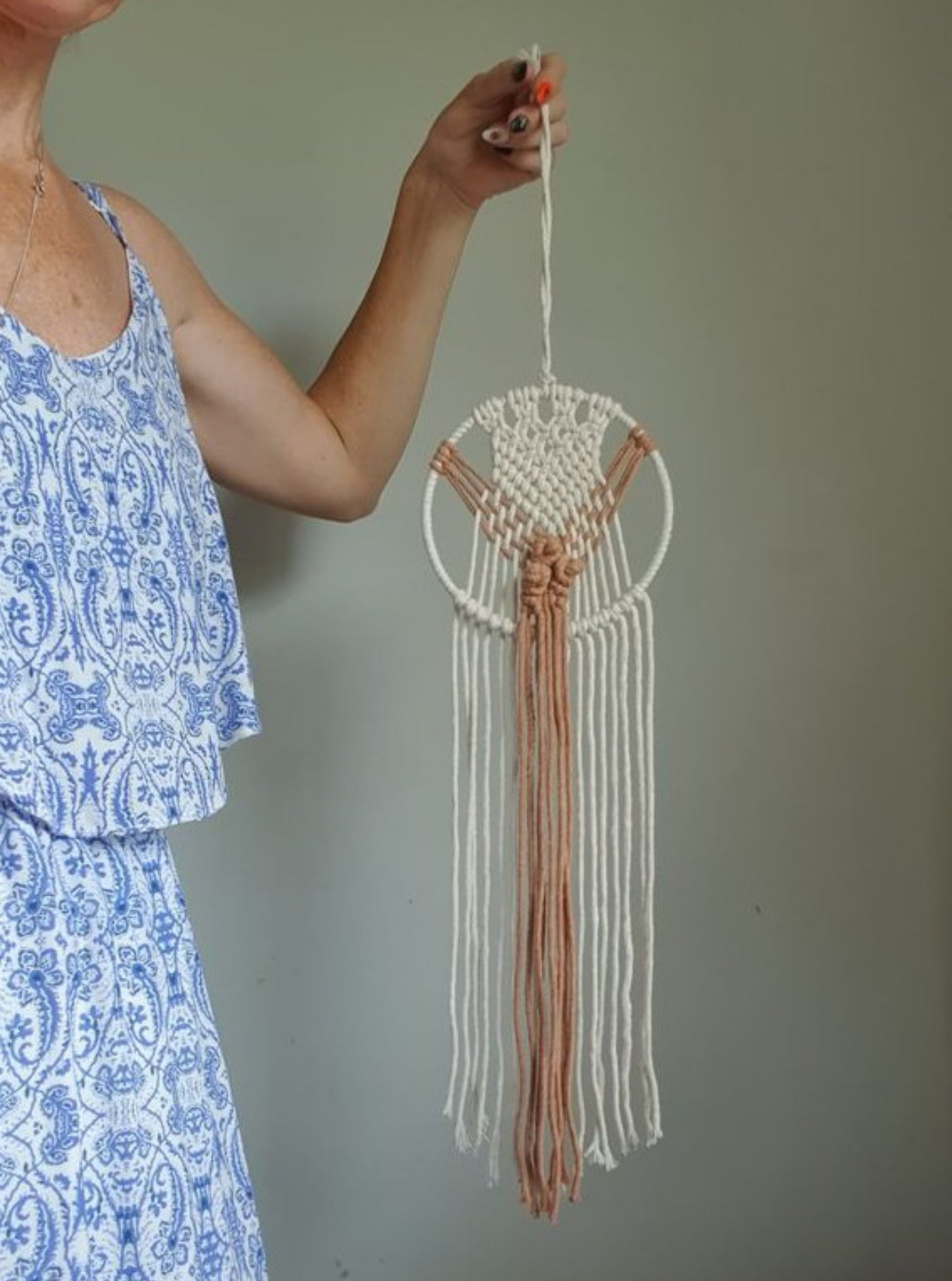 Rose Macramé Hanging