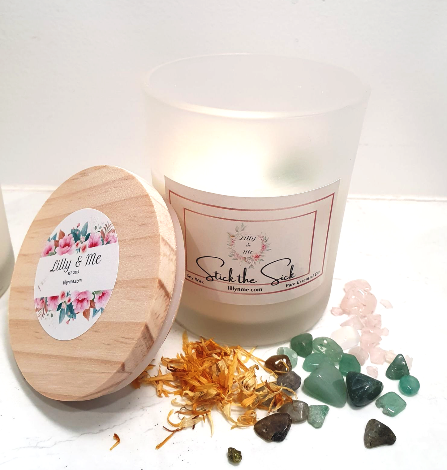 220ML Beautifully Scented Crystal Handmade Candles