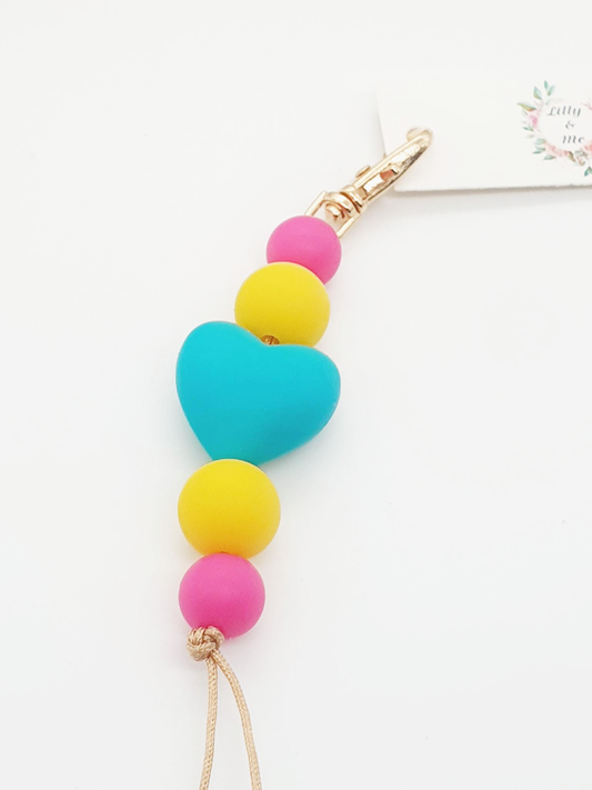 Teething Heart Keyrings