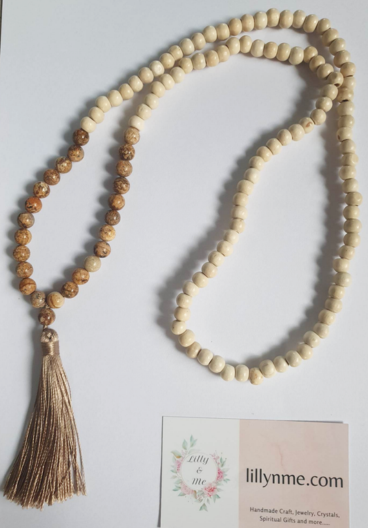 Wood & Stone Mala