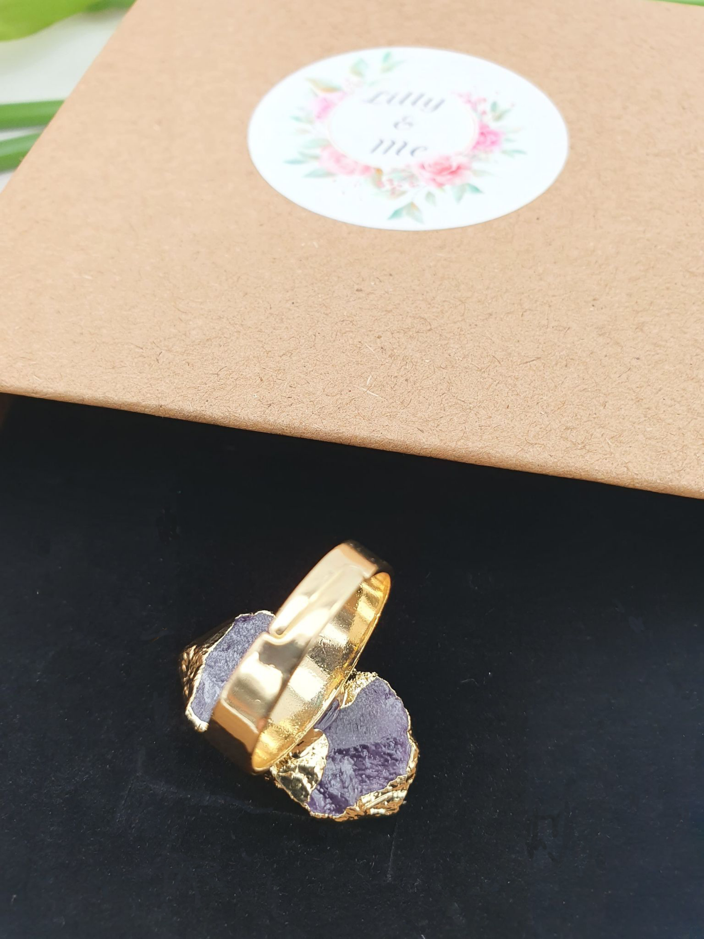 Rough Amethyst Ring