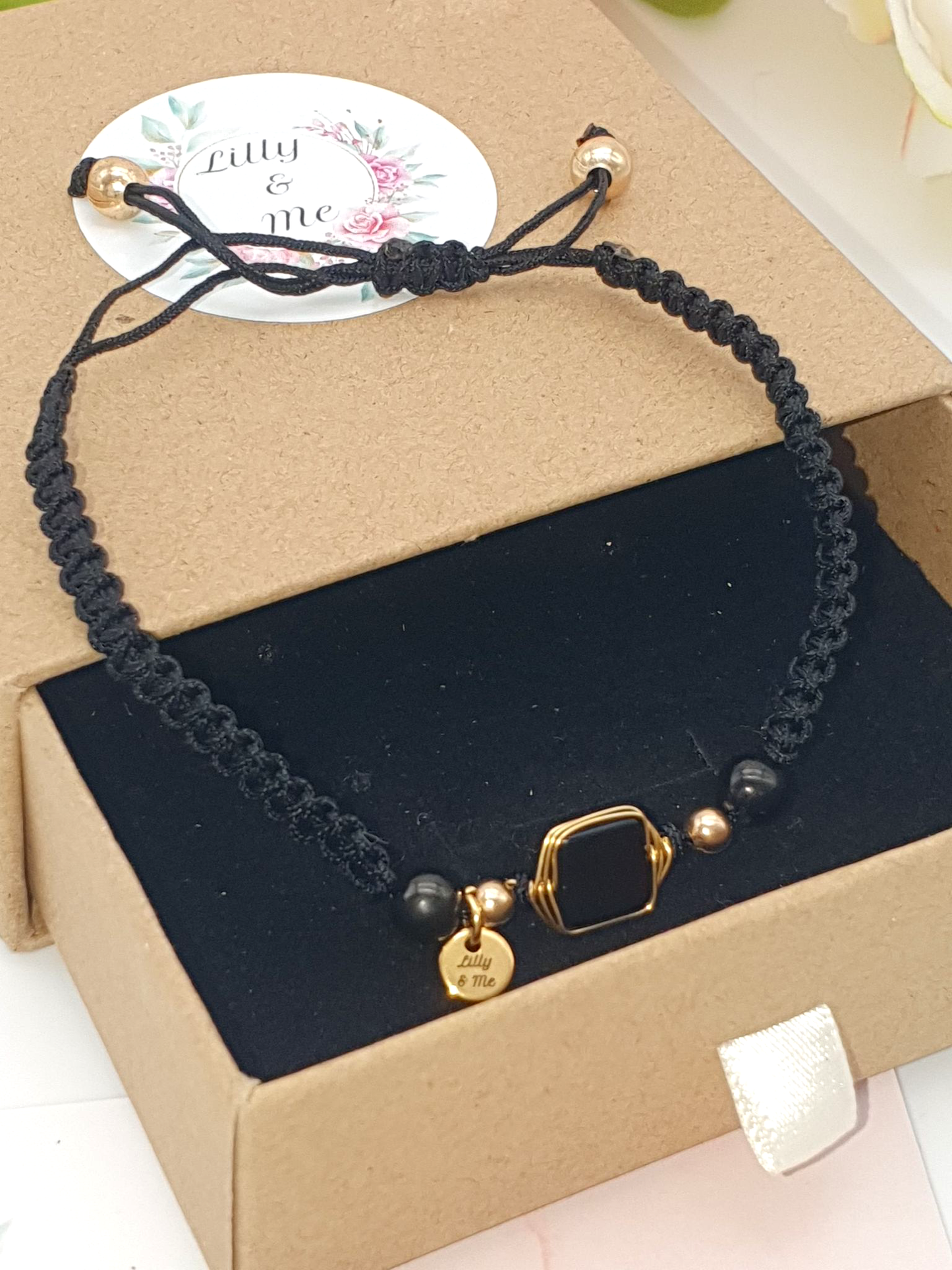 Obsidian Wrap Bracelets