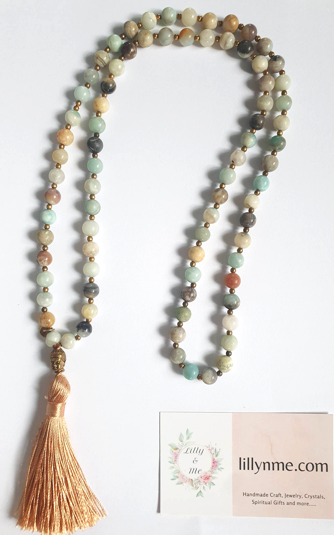 Amazonite Mala