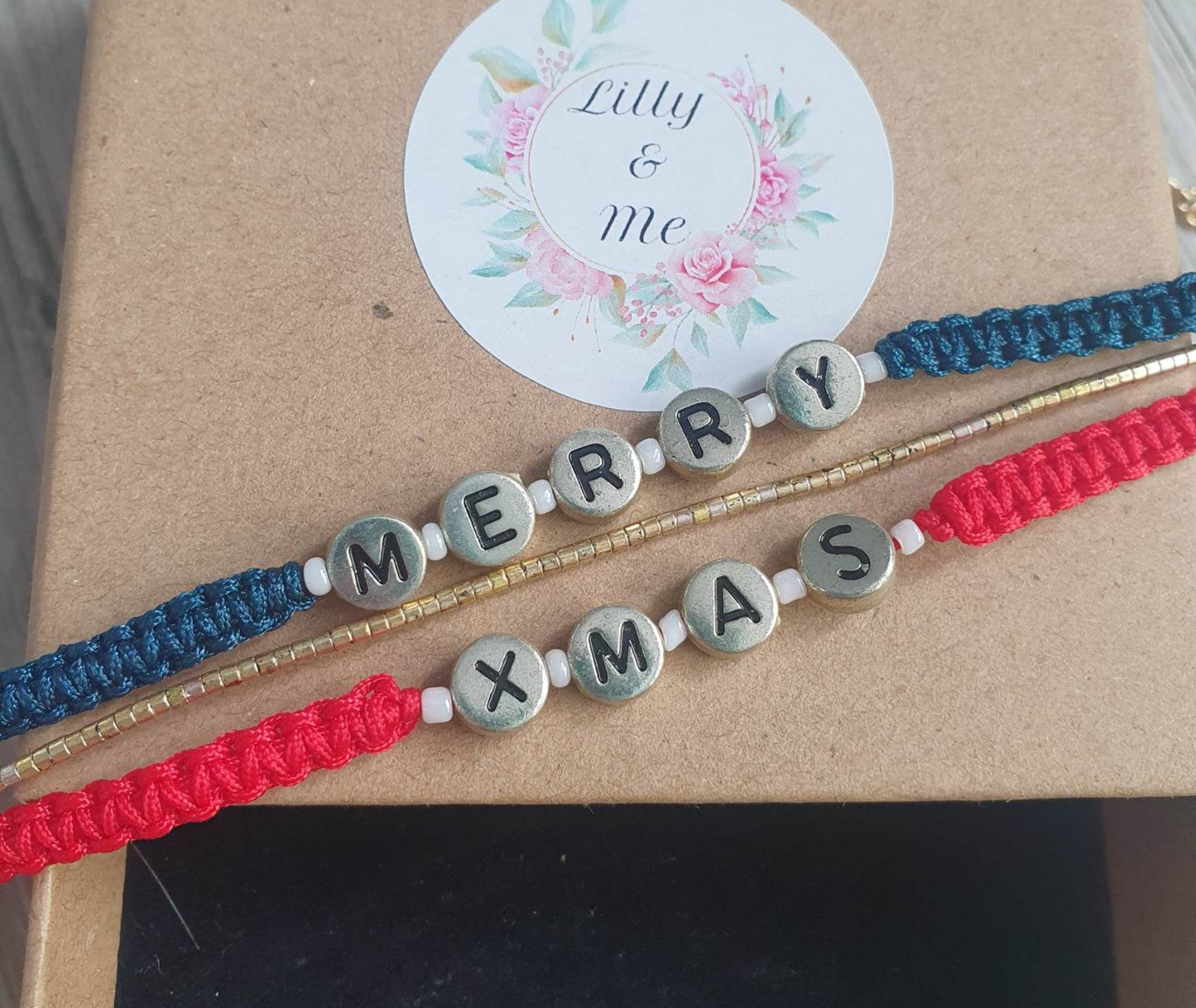 Lots of Christmas Wrap Bracelets