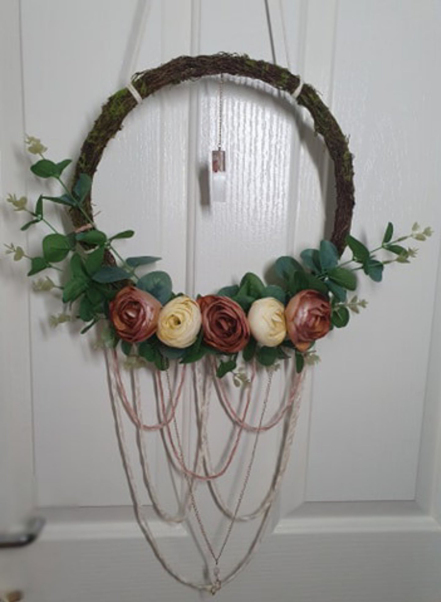 Stunning Rose and Crystal Wreath