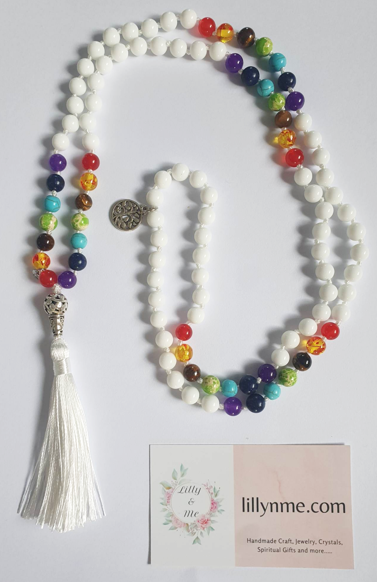 White Chakra Mala