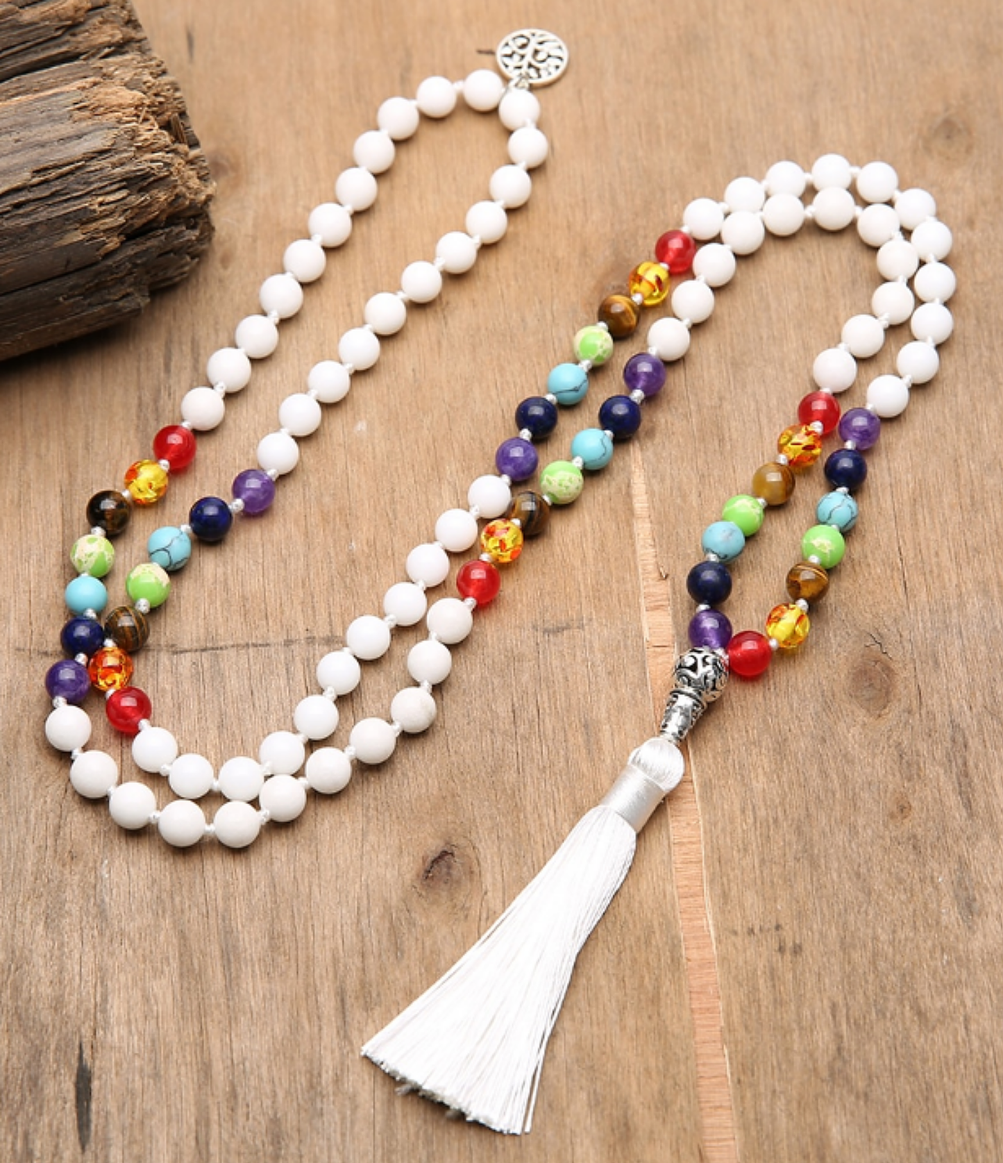 White Chakra Mala