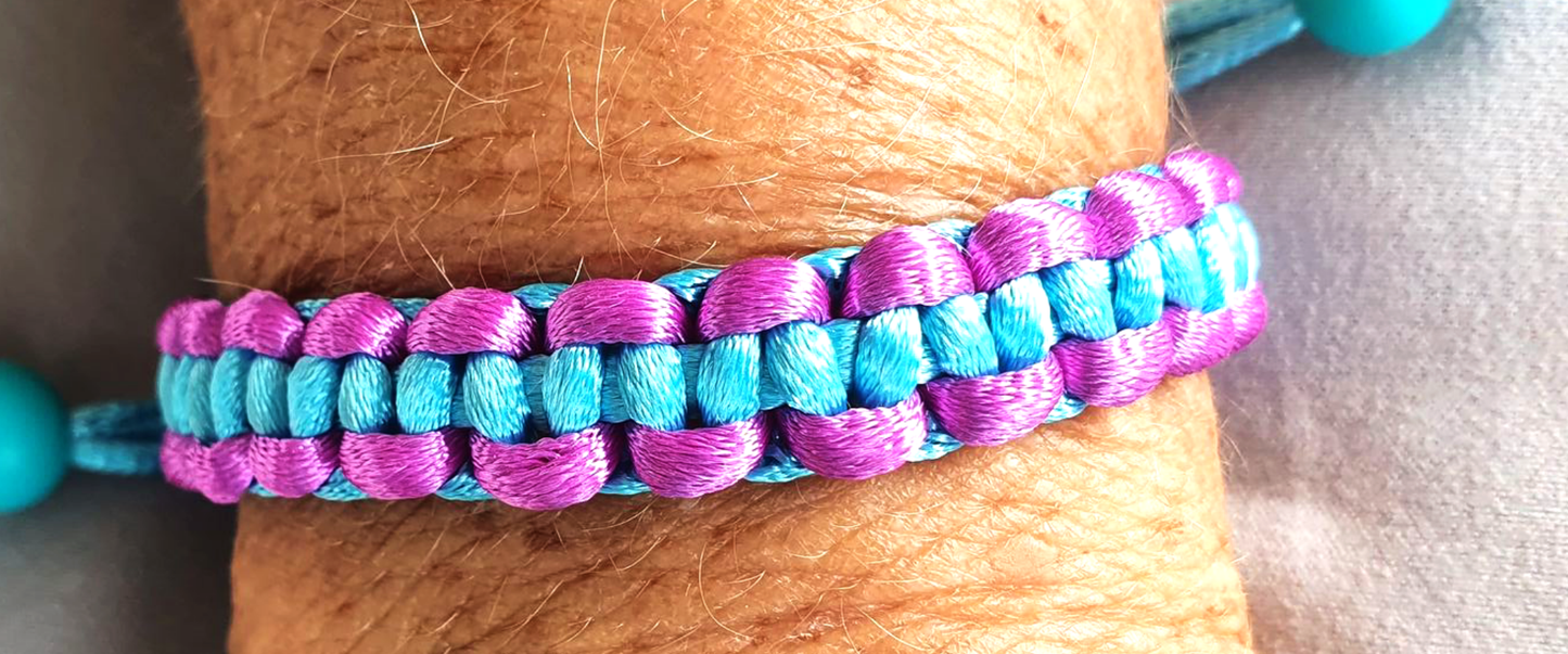 2 Strand Reversible Wrap Bracelet